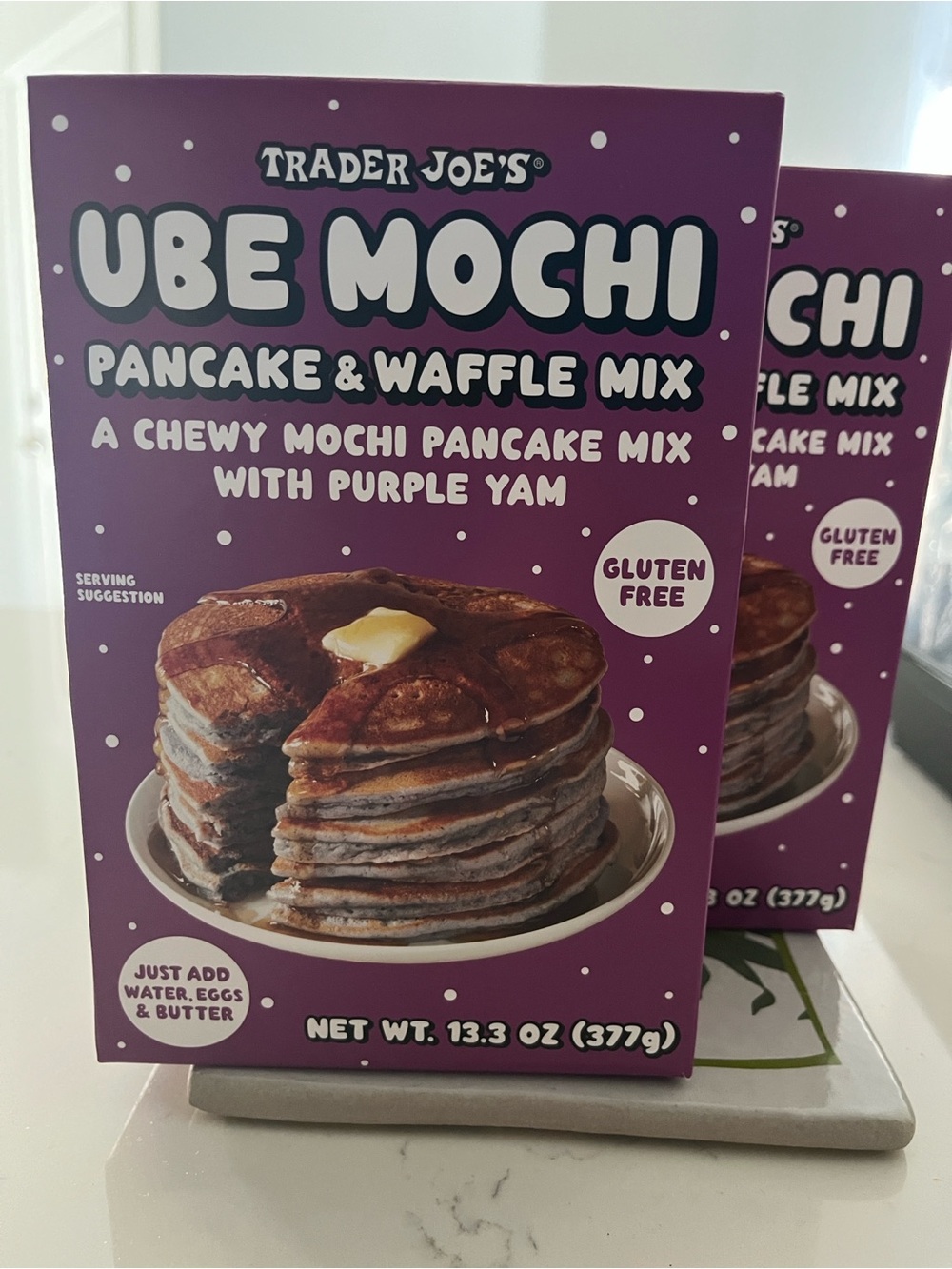 Trader Joe's Ube Mochi Pancake & Waffle  - Purple x2